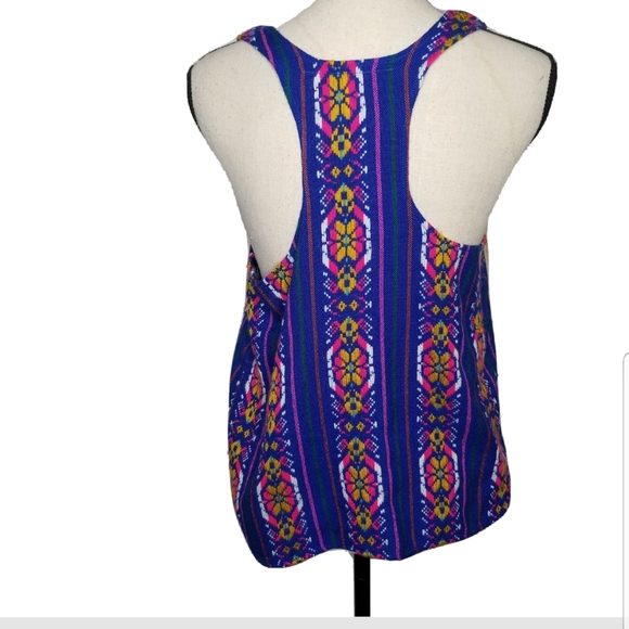 Jen's Pirate Booty Atlantic Embroidered Tank Royal Size M/L - Picture 5 of 14